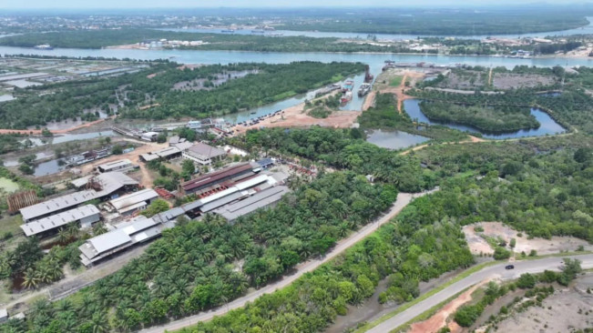 Penampakan smelter timah yang disita. [Dok Setkab RI]